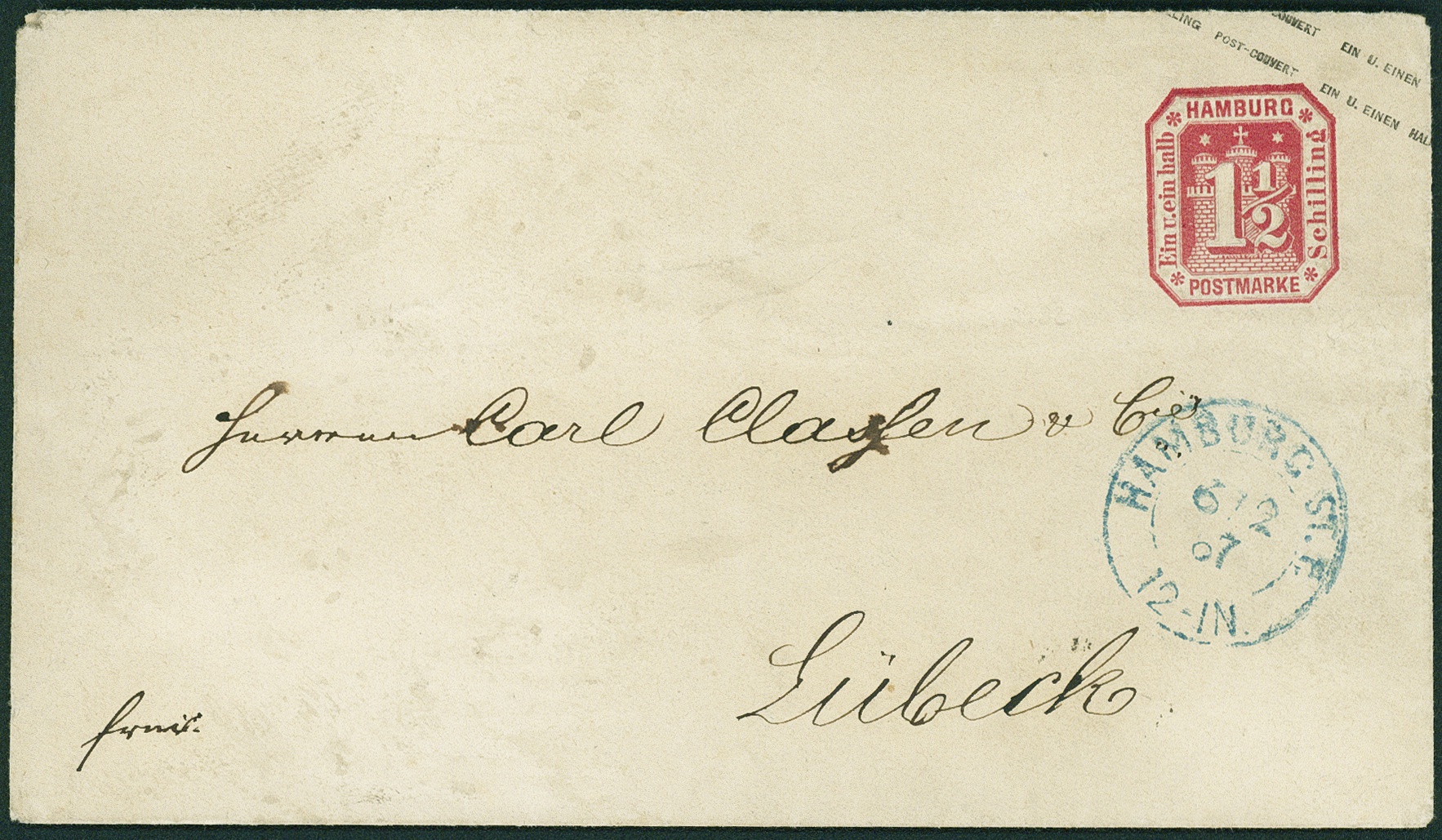 Lot 204 - Hamburg - Ganzsachen - Hettinger Auktion Auktion 54 Lot 204 - Hamburg - Ganzsachen - Hettinger Auktion Auktion 54