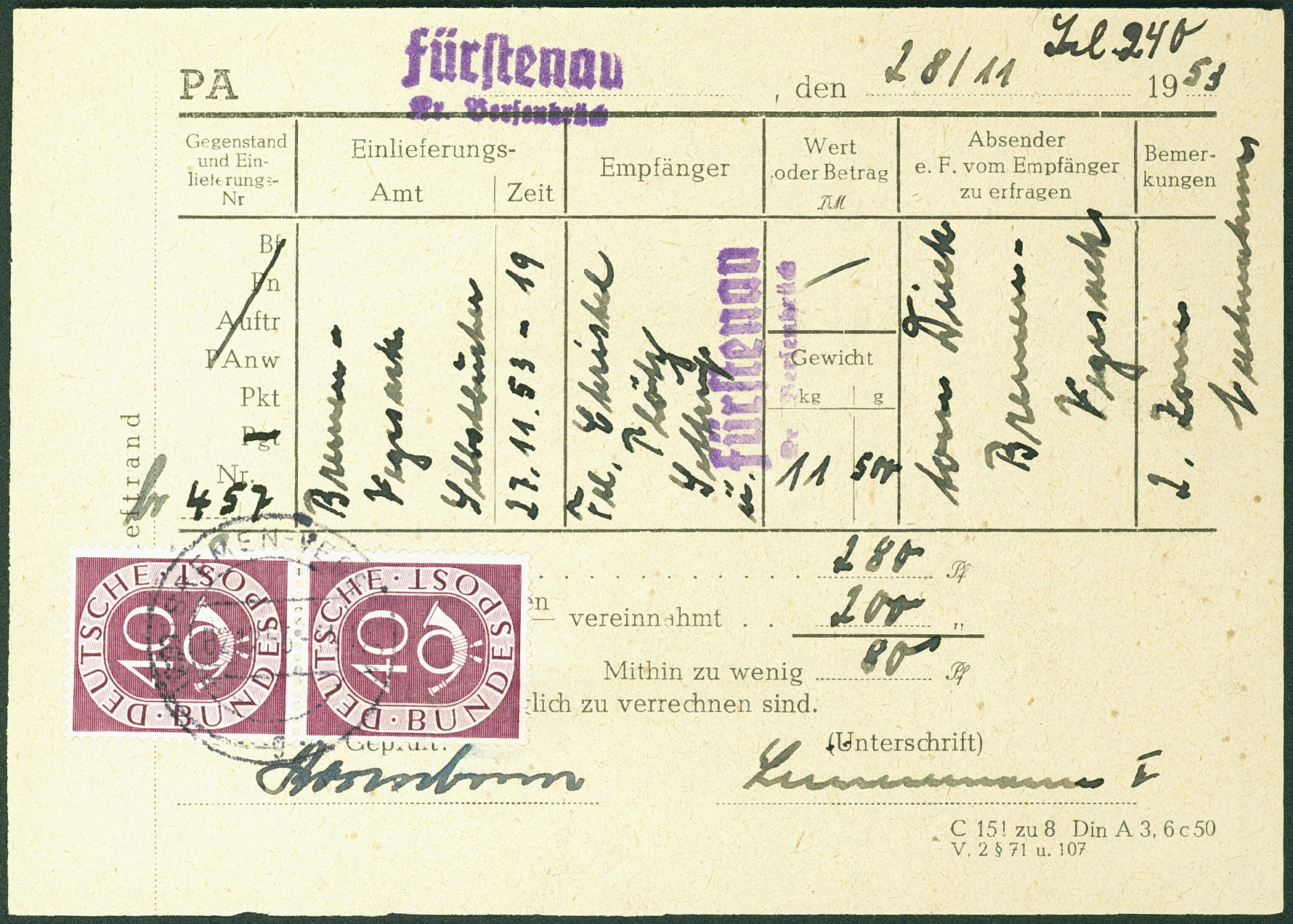 Lot 1721 - bundesrepublik  -  Hettinger Auktion Auktion 54