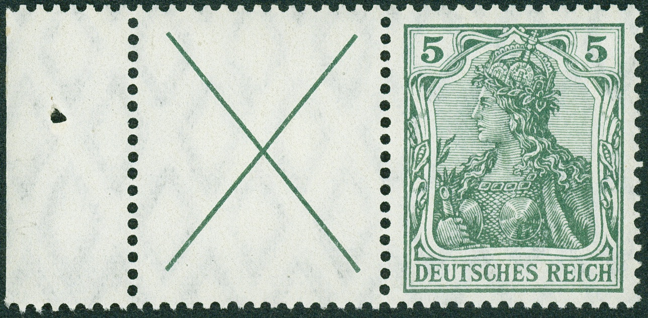 Lot 377 - DR - ZUSAMMENDRUCKE AUS MH 1-13, GERMANIA 1910/19  -  Hettinger Auktion Auktion 54