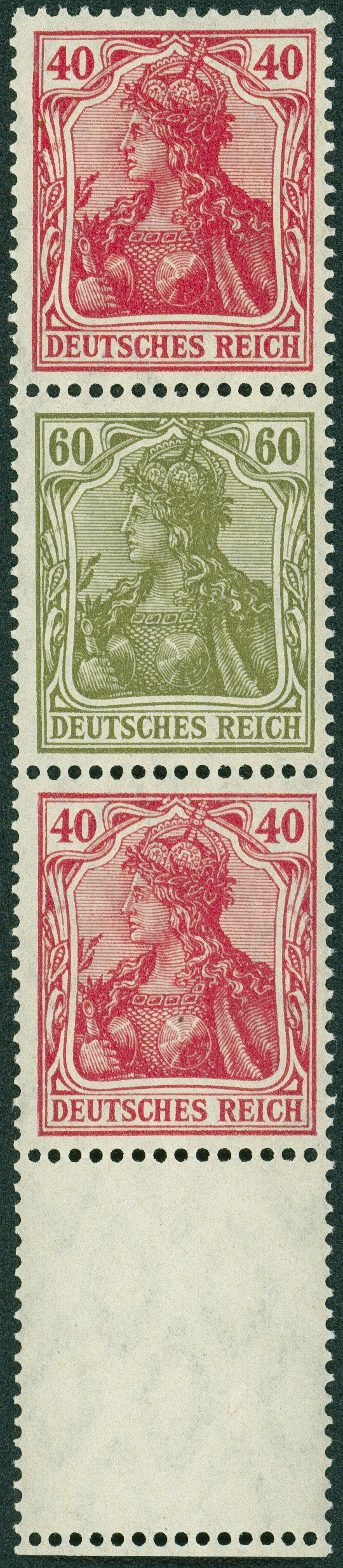 Lot 448 - DR - ZUSAMMENDRUCKE AUS MH 14-15, GERMANIA 1921 - Hettinger Auktion Auktion 54 Lot 448 - DR - ZUSAMMENDRUCKE AUS MH 14-15, GERMANIA 1921 - Hettinger Auktion Auktion 54