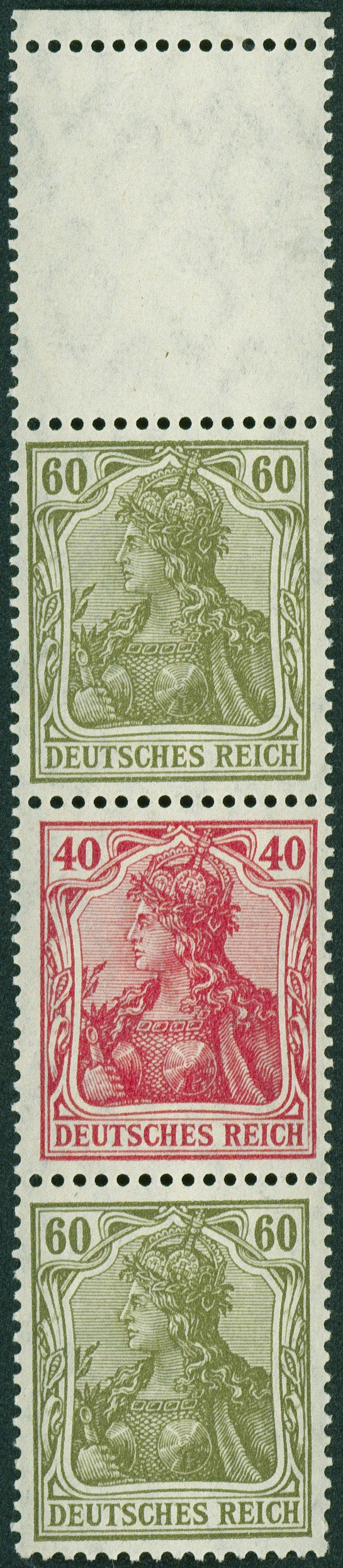 Lot 452 - DR - ZUSAMMENDRUCKE AUS MH 14-15, GERMANIA 1921 - Hettinger Auktion Auktion 54 Lot 452 - DR - ZUSAMMENDRUCKE AUS MH 14-15, GERMANIA 1921 - Hettinger Auktion Auktion 54