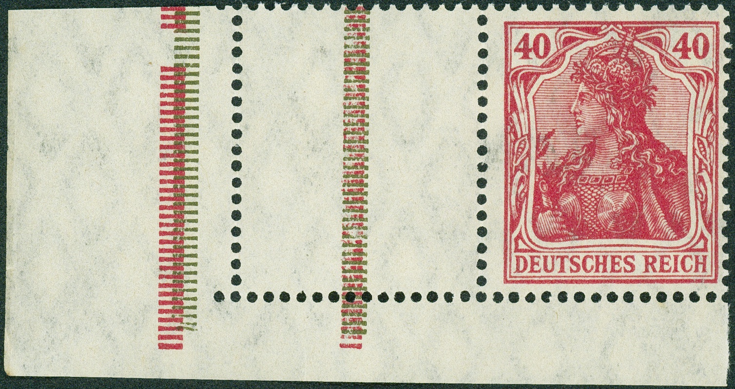 Lot 442 - DR - ZUSAMMENDRUCKE AUS MH 14-15, GERMANIA 1921 - Hettinger Auktion Auktion 54 Lot 442 - DR - ZUSAMMENDRUCKE AUS MH 14-15, GERMANIA 1921 - Hettinger Auktion Auktion 54