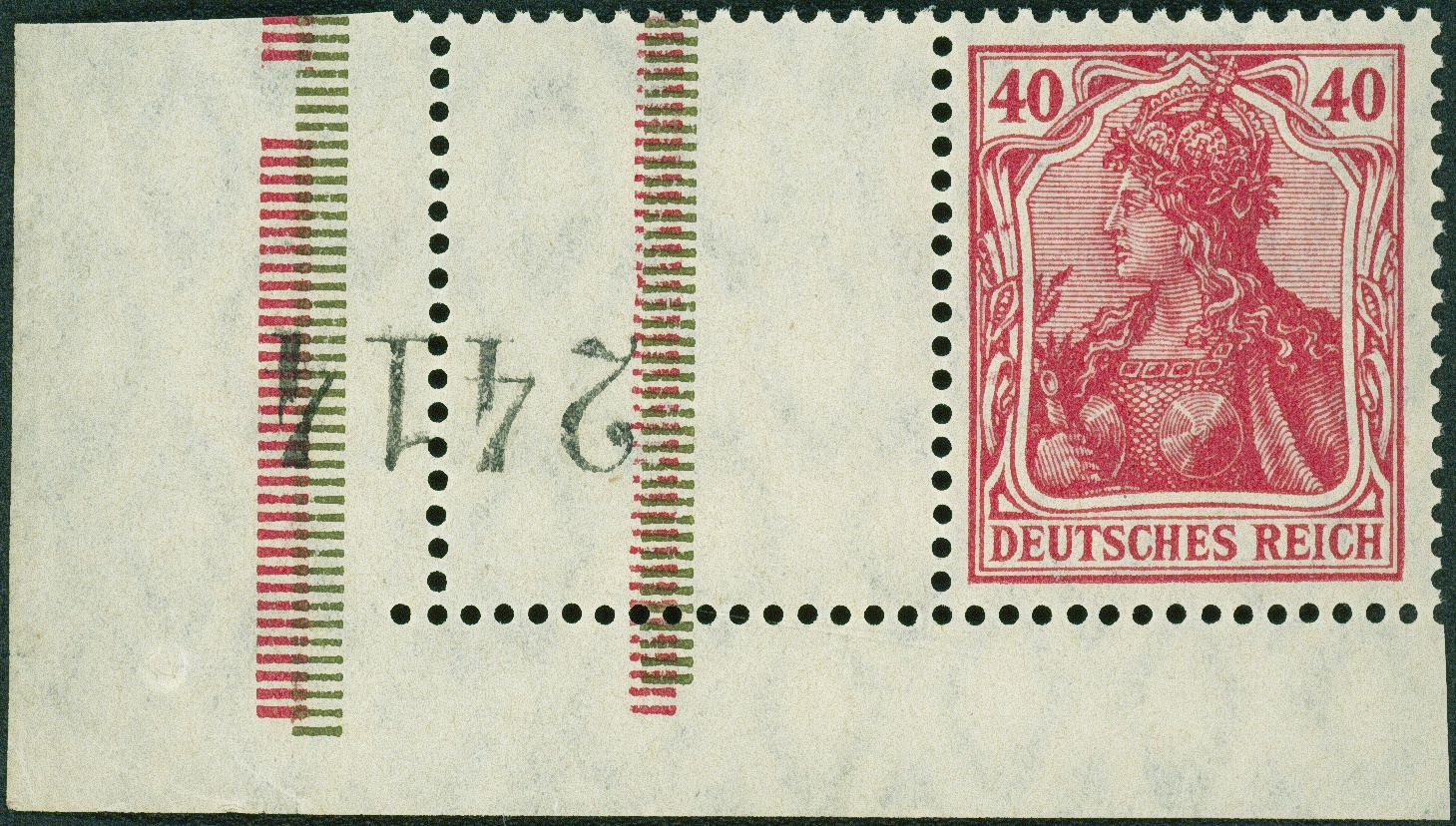Lot 441 - DR - ZUSAMMENDRUCKE AUS MH 14-15, GERMANIA 1921 - Hettinger Auktion Auktion 54 Lot 441 - DR - ZUSAMMENDRUCKE AUS MH 14-15, GERMANIA 1921 - Hettinger Auktion Auktion 54