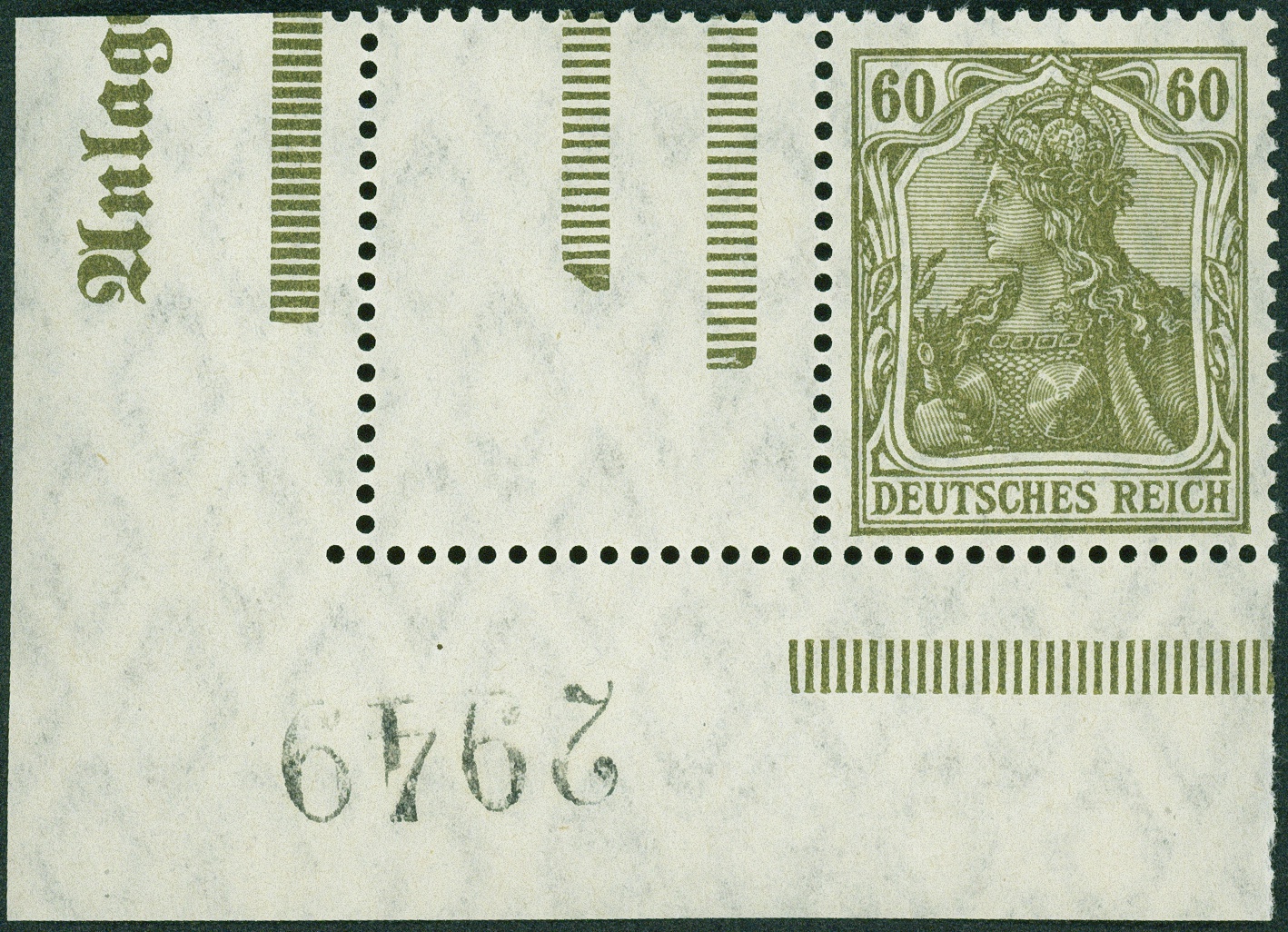 Lot 444 - DR - ZUSAMMENDRUCKE AUS MH 14-15, GERMANIA 1921 - Hettinger Auktion Auktion 54 Lot 444 - DR - ZUSAMMENDRUCKE AUS MH 14-15, GERMANIA 1921 - Hettinger Auktion Auktion 54