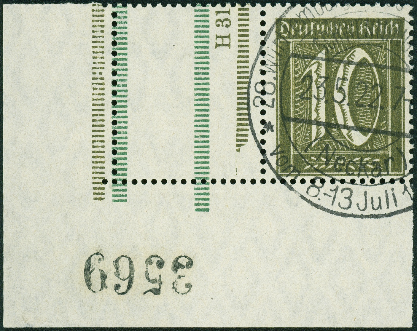 Lot 436 - DR - ZUSAMMENDRUCKE AUS MH 14-15, GERMANIA 1921 - Hettinger Auktion Auktion 54 Lot 436 - DR - ZUSAMMENDRUCKE AUS MH 14-15, GERMANIA 1921 - Hettinger Auktion Auktion 54