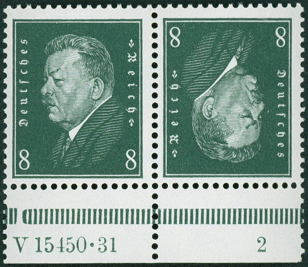 Lot 508 - DR - ZUSAMMENDRUCKE AUS MH 22-26, BEETHOVEN - REICHSPRÄSIDENTEN - Hettinger Auktion Auktion 54 Lot 508 - DR - ZUSAMMENDRUCKE AUS MH 22-26, BEETHOVEN - REICHSPRÄSIDENTEN - Hettinger Auktion Auktion 54