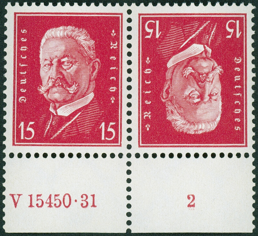 Lot 517 - DR - ZUSAMMENDRUCKE AUS MH 22-26, BEETHOVEN - REICHSPRÄSIDENTEN - Hettinger Auktion Auktion 54 Lot 517 - DR - ZUSAMMENDRUCKE AUS MH 22-26, BEETHOVEN - REICHSPRÄSIDENTEN - Hettinger Auktion Auktion 54