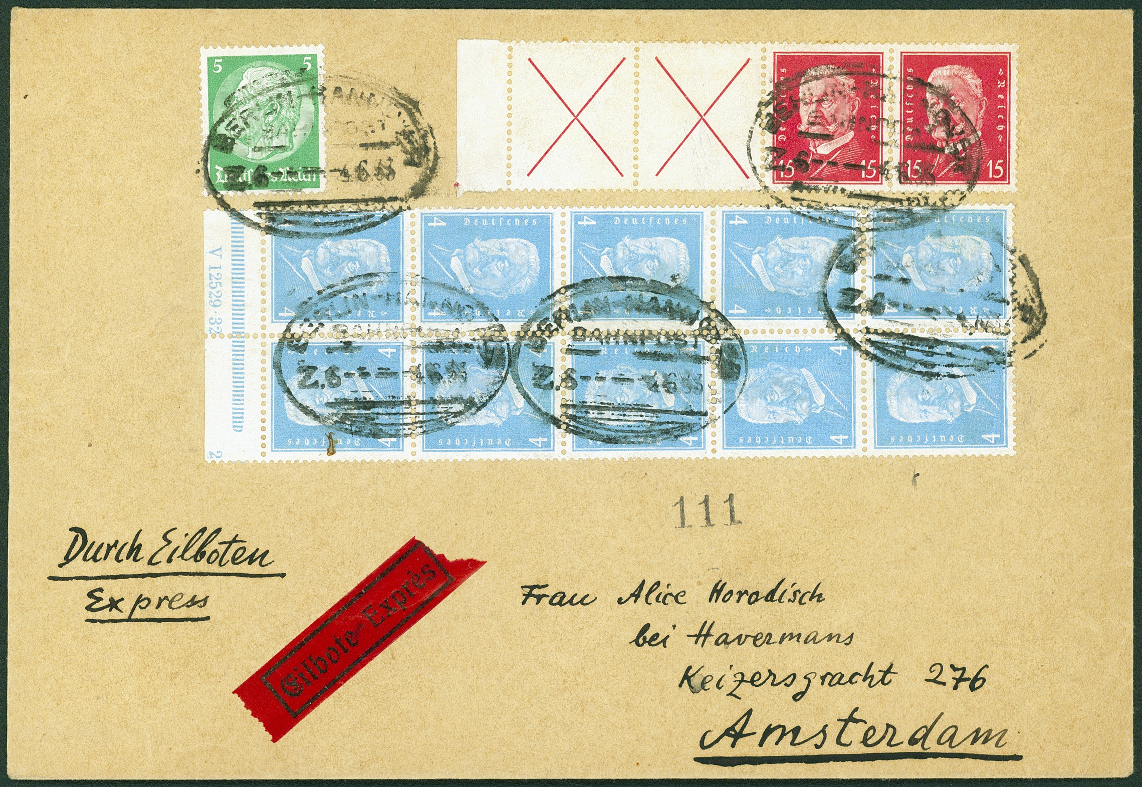 Lot 506 - DR - ZUSAMMENDRUCKE AUS MH 22-26, BEETHOVEN - REICHSPRÄSIDENTEN - Hettinger Auktion Auktion 54 Lot 506 - DR - ZUSAMMENDRUCKE AUS MH 22-26, BEETHOVEN - REICHSPRÄSIDENTEN - Hettinger Auktion Auktion 54