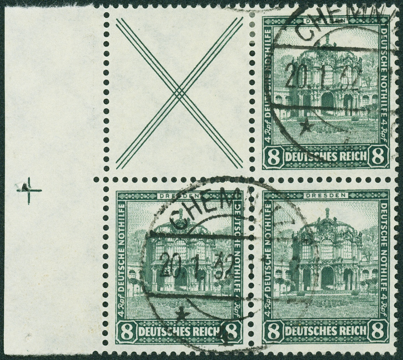 Lot 603 - DR - ZUSAMMENDRUCKE AUS MH 29-34, NOTHILFE 1930/33 (WAGNER)  -  Hettinger Auktion Auktion 54