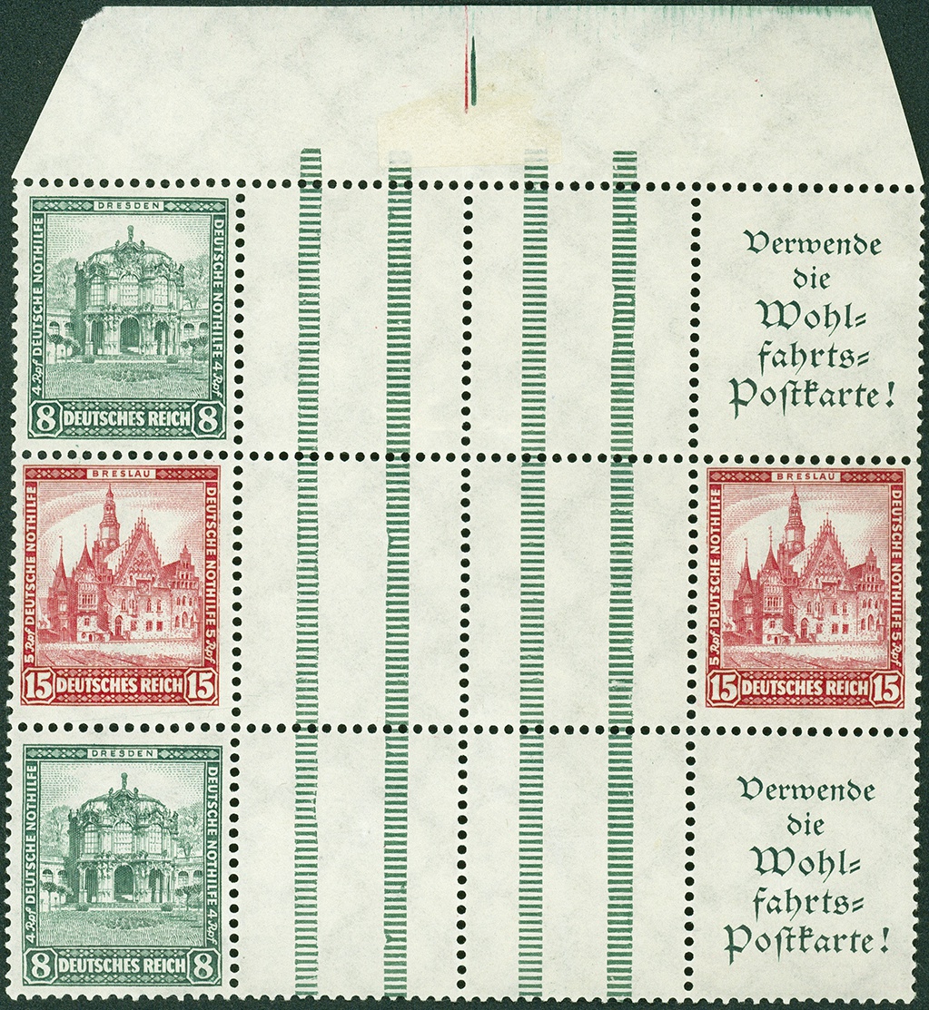 Lot 589 - DR - ZUSAMMENDRUCKE AUS MH 29-34, NOTHILFE 1930/33 (WAGNER) - Hettinger Auktion Auktion 54 Lot 589 - DR - ZUSAMMENDRUCKE AUS MH 29-34, NOTHILFE 1930/33 (WAGNER) - Hettinger Auktion Auktion 54