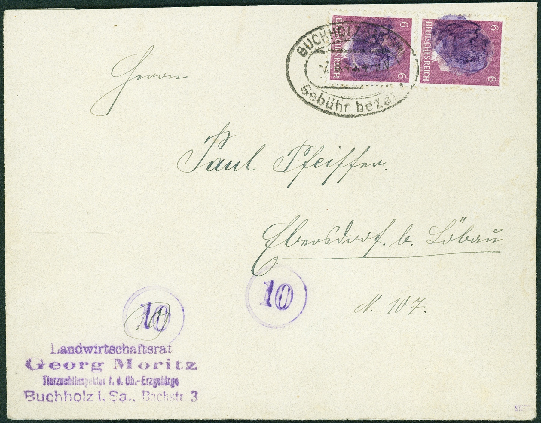 Lot 1002 - sächsische schwärzungen  -  Hettinger Auktion Auktion 54